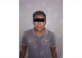 Por golpear a una mujer fue detenido