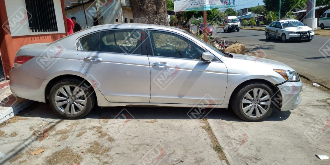 Motociclista lesionado