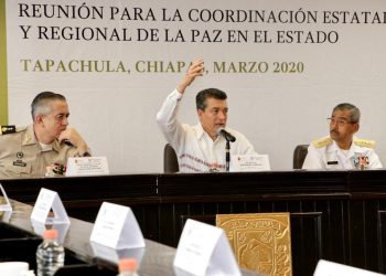 Con coordinación y estrategias de seguridad y justicia se mantiene la paz en la región Soconusco: Llaven