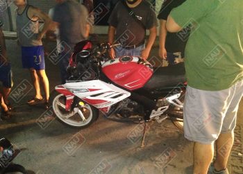 Con lesiones leves resulta motociclista