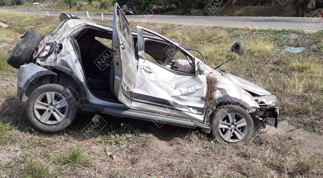 Dos personas lesionadas en accidente
