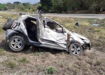 Dos personas lesionadas en accidente
