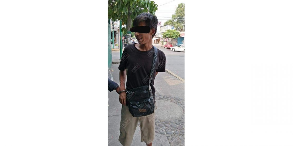 Presunto ladrón de celular fue detenido