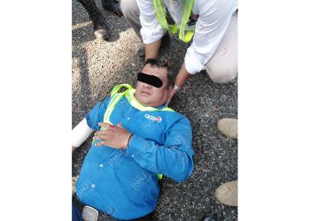 Empleado de la PEPSI fue atropellado en la carretera costera