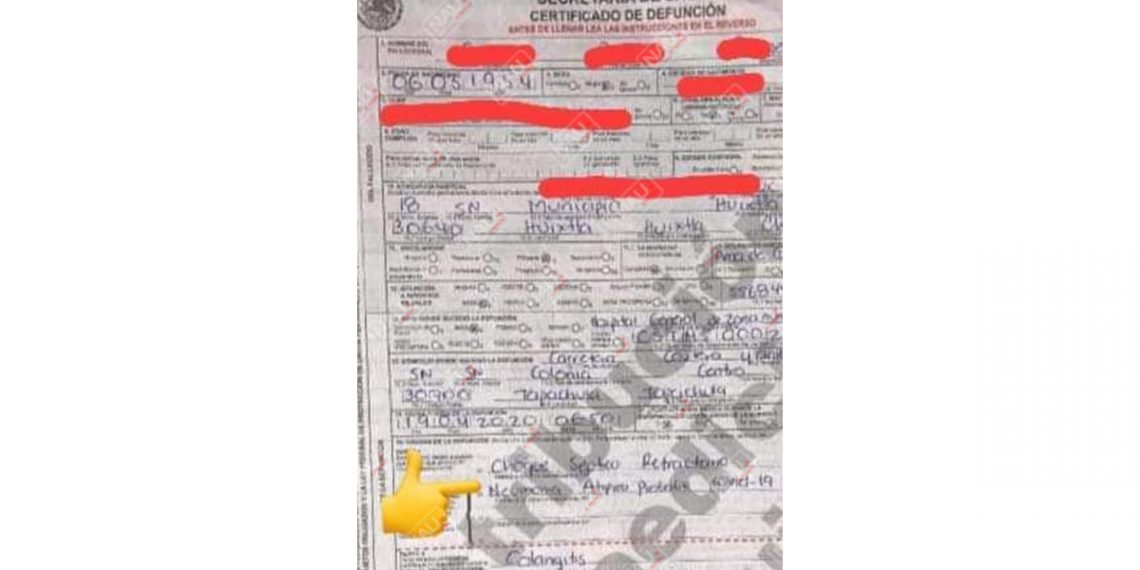 Del 9 al 27 de abril han fallecido tres personas por neumonía atípica en Tapachula