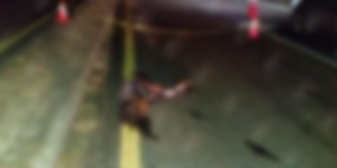 Indigente atropellado falleció en forma instantánea