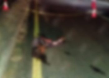 Indigente atropellado falleció en forma instantánea