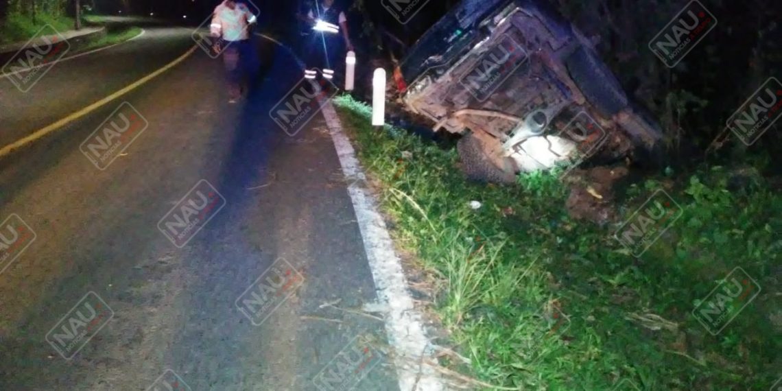Dejan abandonado un vehículo sobre la carretera Cacahoatán – Unión Juárez