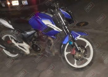 Detienen a una persona con una motocicleta con reporte de robo