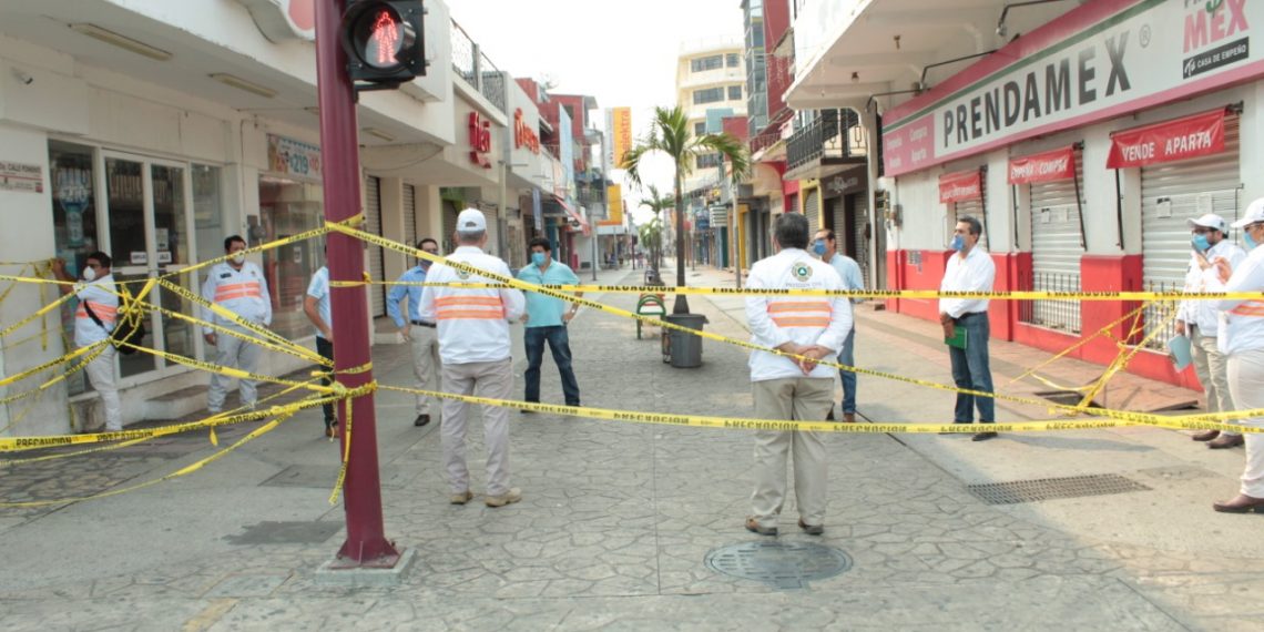 Acuerdan Reapertura Ordenada De Comercio Establecido En Sendero Peatonal.