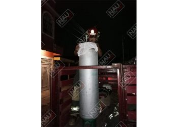 Fuga de gas moviliza a Bomberos