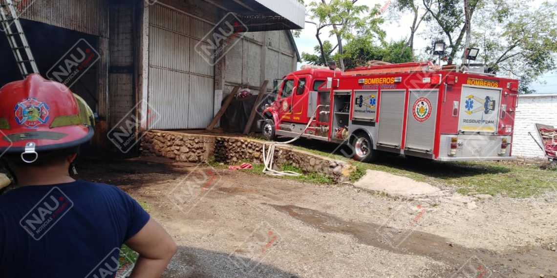 Sofocan incendio de un beneficio de café