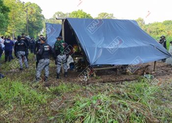 Desalojan a familia que invadió el predio de 10 hectáreas el pasado 13 de mayo