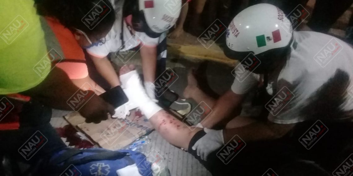 Dos lesionados en accidente