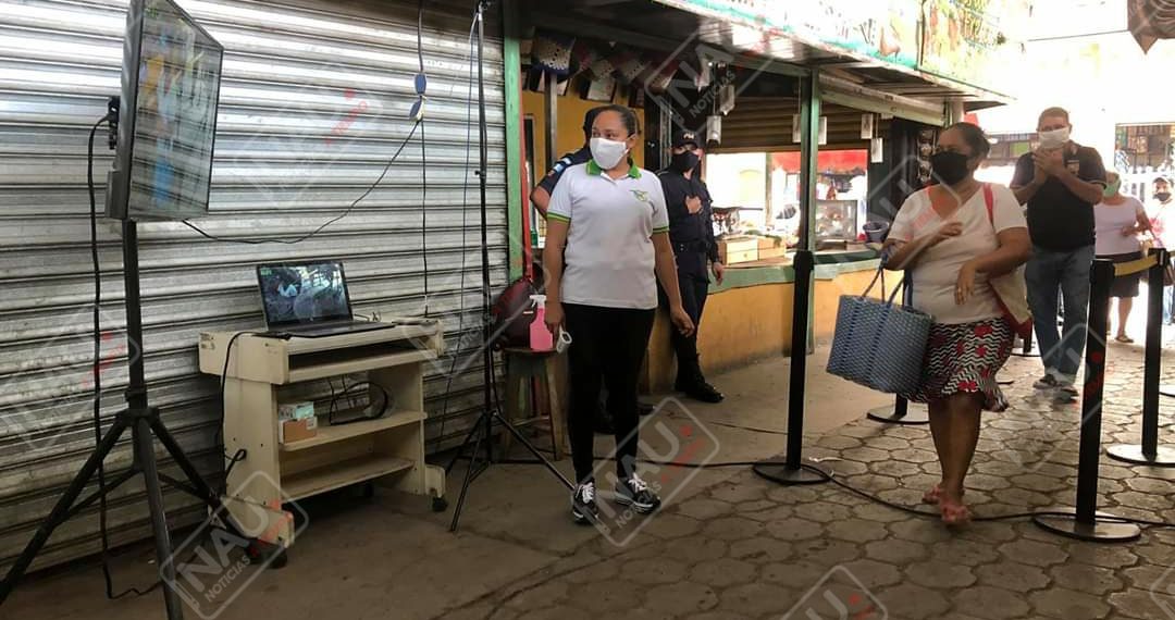 Ayutla coloca cámara térmica de Temperatura en el mercado