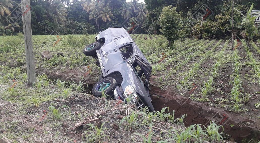 Vuelca Vehículo sobre la Carretera Tapachula – Tuxtla Chico