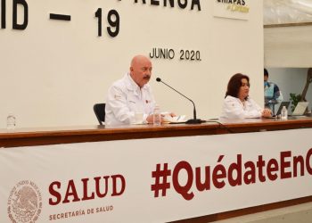 En Chiapas hay confirmados 3 mil 807 casos y 262 defunciones por COVID-19