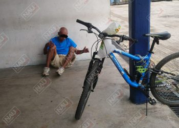 Detienen a sujeto que se estaba robando una bicicleta en el centro de Tapachula