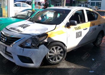 Semáforo descompuesto ocasiona accidente