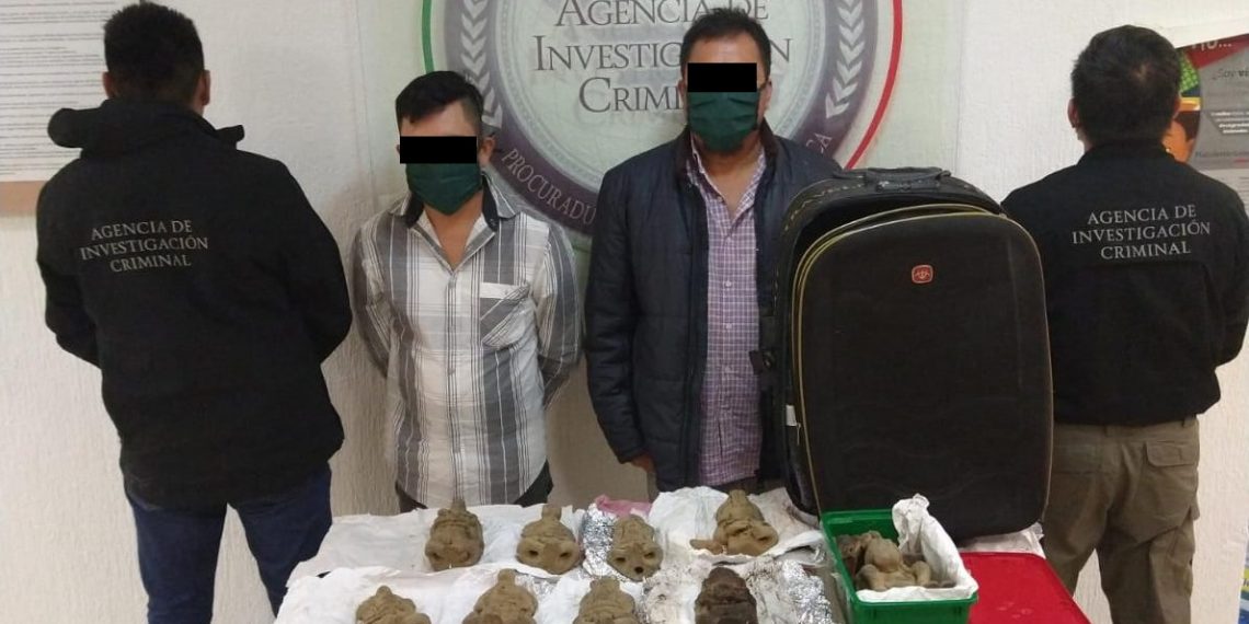 ASEGURA PFM APARENTES PIEZAS ARQUEOLÓGICAS EN CHIAPAS