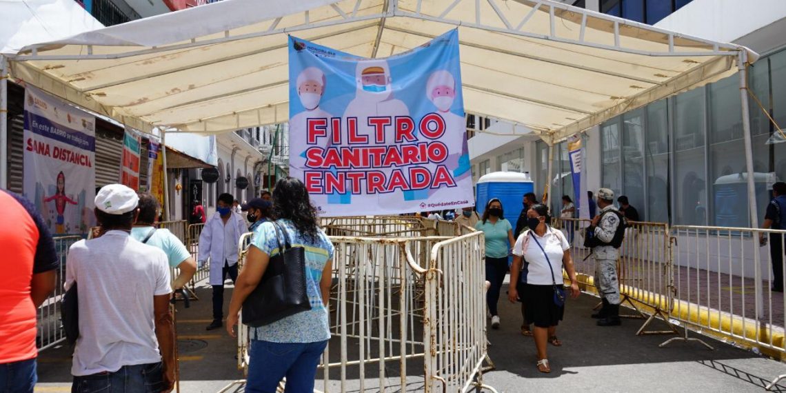 COMERCIANTES DEL CENTRO RECONOCEN ACCIONES DE PREVENCION DEL COVID-19