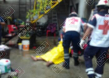 Grave señora que se cayó de una segunda planta