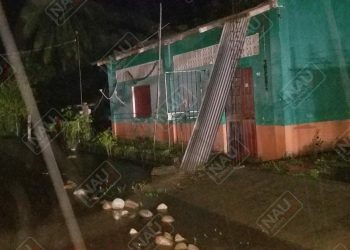 20 casas del Ejido las Murallas sufrieron inundaciones por las Fuertes lluvias provocadas por Amanda