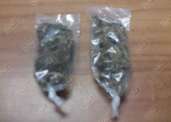 Llevaba dos bolsitas de marihuana