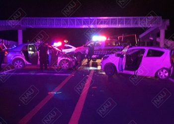 Un muerto y tres heridos deja choque sobre la carretera Puerto Madero – Tapachula