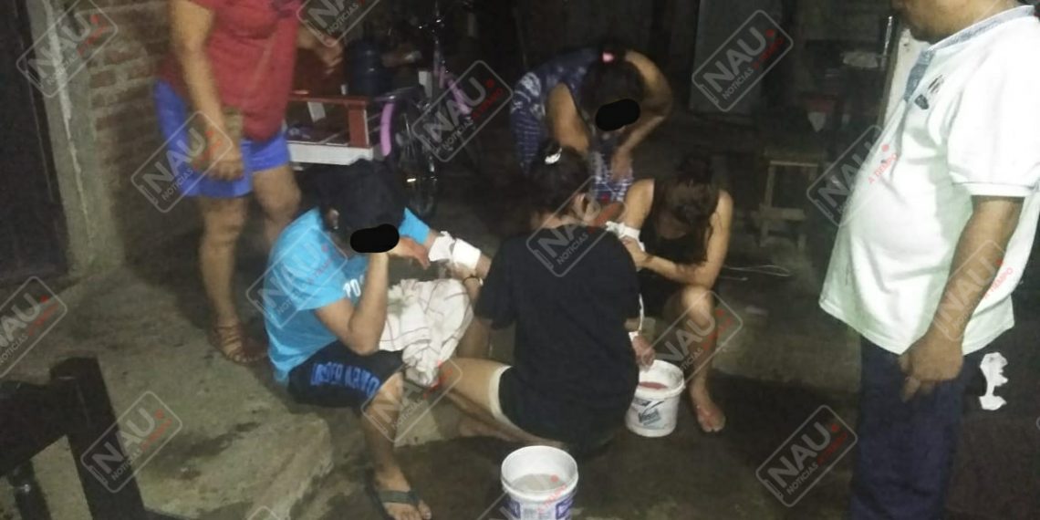 Lesionan a una familia en una riña en Pobres Unidos