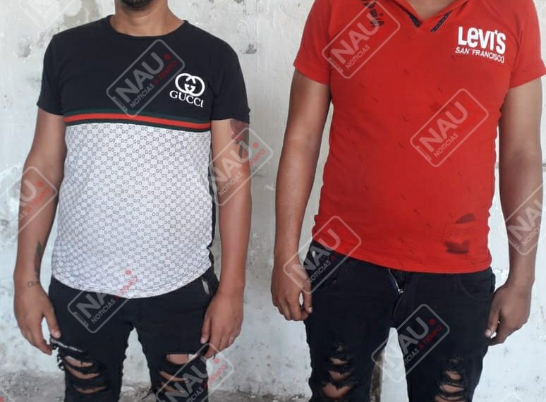 Detienen a dos personas con marihuana