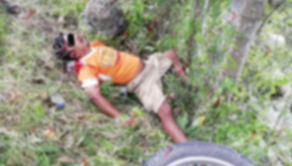 Muere motociclista que se accidentó en Suchiate