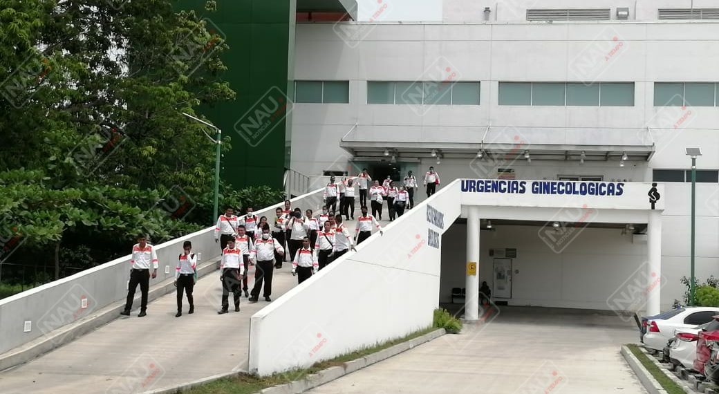 Policías privados se manifestaron en contra de su empresa