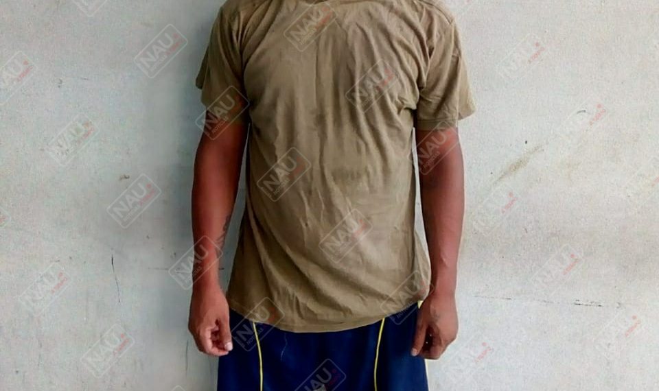 Detienen a sujeto con 5 bolsitas de marihuana