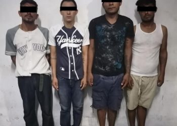 En operativo antipandillas, SSyPC detiene a cuatro personas por delito contra la salud