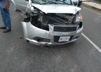 Una persona lesionada y daños materiales en accidente