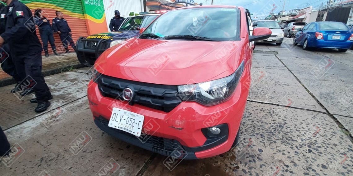 Chocó por alcance contra una patrulla, los daños fueron leves