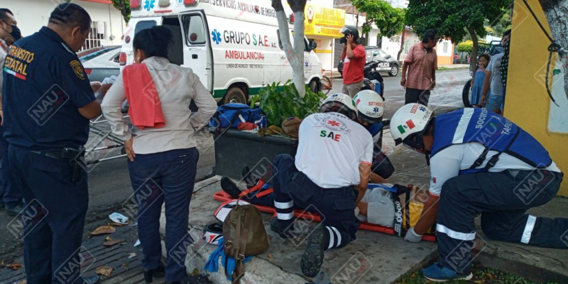 Empleados de Salinas y Rocha lesionados al ser embestidos por un camión