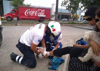 Joven se lesionó con un cuchillo en accidente