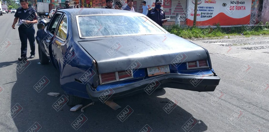 Choque deja tres lesionados