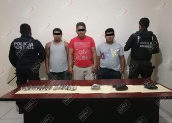 Detienen a tres guatemaltecos con marihuana en Tuxtla Chico