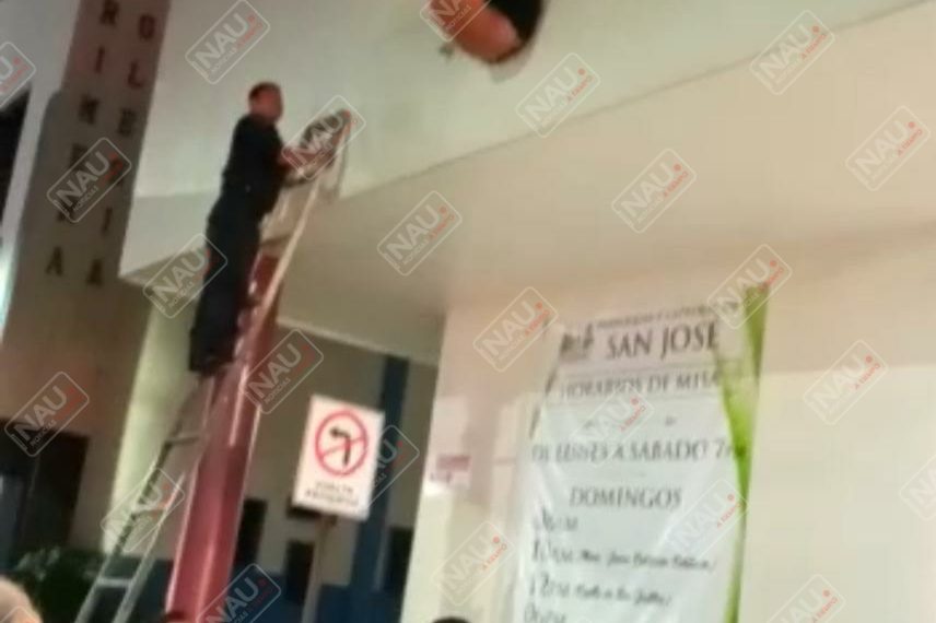 Hondureño ingresó a la catedral San José e intentó acabar con su vida