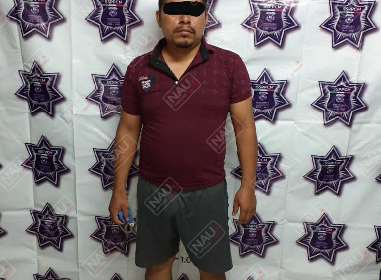 Detenido después de golpear a su pareja