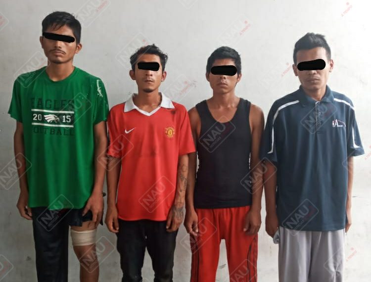 Aseguran a 4 sujetos presuntos distribuidores de Marihuana y Crack