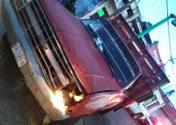 Dos lesionados al ser impactados por conductor de un camión que se dio a la fuga