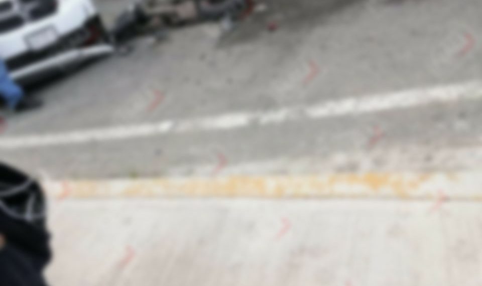 Dos lesionados en choque de motocicleta y un vehículo en Motozintla