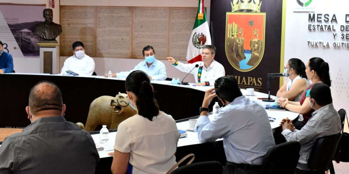 Productiva reunión entre Gobierno de Chiapas y magisterio