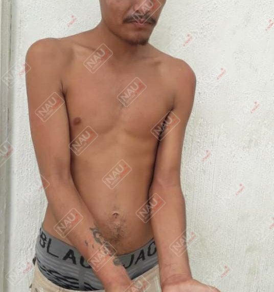 En Playa San Benito fue detenido con marihuana