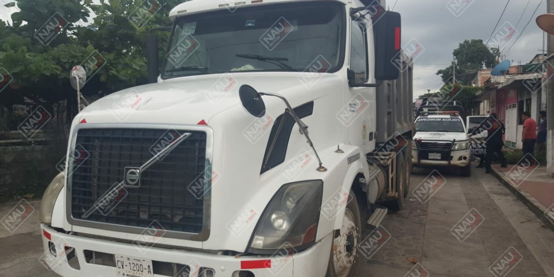 Fallece la persona atropellada por un camión de volteo