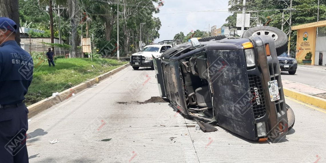 Dos personas lesionadas en choque en la 4 sur